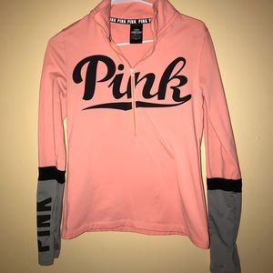 Pink zip up